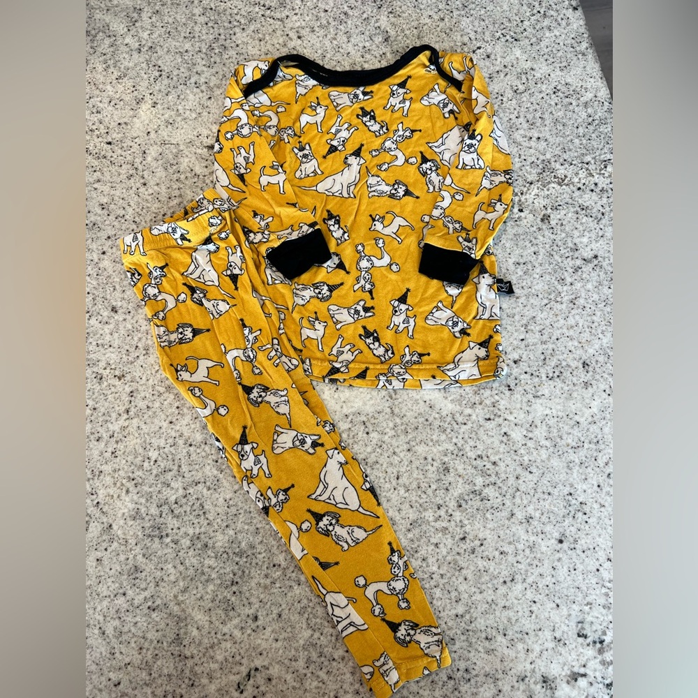 Baby toddler bamboo pajama set 12-18 months Peregrine